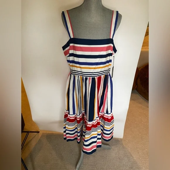 Vince Camuto striped sundress NWT - Picture 4 of 9